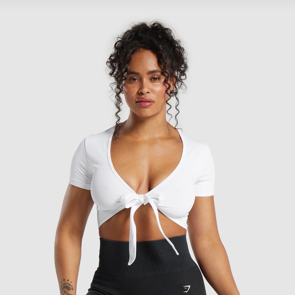 Gymshark Gains Seamless Fitted Crop Top